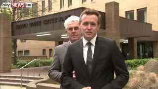 Max Clifford Creeps Up On Sky News Correspondent Tom Parmenter