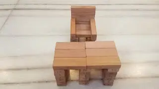 How to make jenga Table and Chair/Jenga Table and Chair#jenga#jengagame#woodenblocks#diy#jengablocks