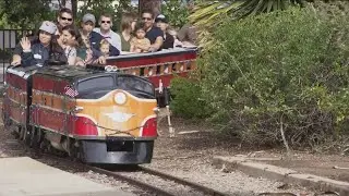 Cheers to 75 years of KFMB TV and the Balboa Park Miniature Train