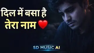 दिल में बसा है तेरा नाम ❤️ | Soft Love Emotional Song | SD MUSIC AI #RomanticSong #LoveSong