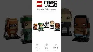 PREVIEW: LEGO Brickheadz, Battle of Endor Heroes, Set 40623, LEGO 2023 #shorts