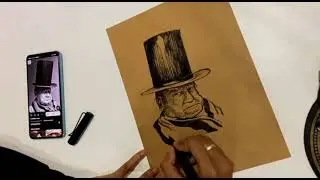 Direct Pen & Ink Sketch | No Pencil, No Guidelines