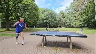 Heavy backspin serve table tennis