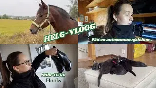 Fick precis reda på att jag är sjuk & livet på hästgården 🐴 + Hööks Haul 🛍️ - VLOGG