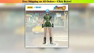 JOYTOY & SNK KOF 98UM Action Figure Leona Heidern/Ralf Jones/Clark Still/Kyo Kusanagi/Goro