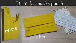 D.i.y. Face Masks Pouch //Storage