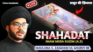 🔴 Live Aseer -e- Baghdad Ka Matam | Taboot ki Ziyarat | Maulana S. Zaigham ul Gharvi Sb. | Taboot