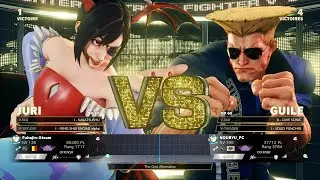 Fuhajin-Steam (Juri) vs NOURYU_PC (Guile) Ranked Match SFV