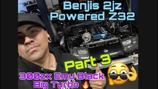 Benji&rsquo;s 300ZX 2jzvvti Z32 EMU BLACK BUILT 2jz Swap Part 3
