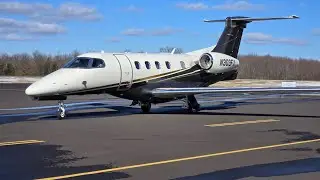 EMBRAER EMB-505 taking off at Pennridge Airport, February 22, 2025