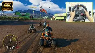KTM 525XC ATV - Race Gameplay | The Crew Motorfest |  Steering Wheel Logitech G29 PC
