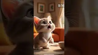गुड्डू और सीटी वाला राक्षस 🍲🔊 | Funny Cat Story Part 9 #cat