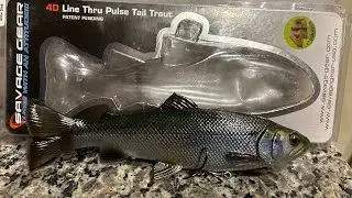 Quick easy tip. How to rig up a 8&rdquo; Savage Gear 4D Line Thru Pulse Tail Trout. @SavageGear