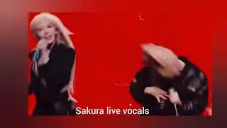 Sakura live vocals at Coachella #lesserafim#sakura