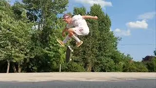 HUGE 540 FLIP ON FLAT!               (MY HIGHEST 540 FLIP YET)