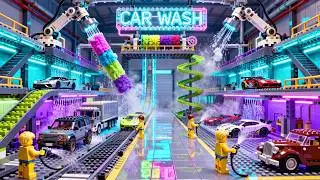 В LEGO City открылась самая лучшая и высококлассная автомойка! &bull; Покадровая анимация