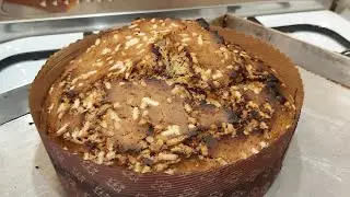 PANETTONE  all'acqua ISTANTANEO, LIEVITO ESPRESSO, VELOCE, (RICETTA VEGANA) GOCCE CIOCCOLATO FACILE
