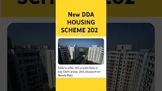 New DDA  housing scheme 2025 #realestate #ddahousingscheme2025 #shorts