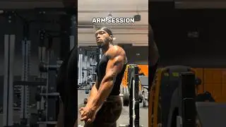 S&eacute;ance bras cibl&eacute;e, propre et efficace. Tu veux du volume et des bras &eacute;quilibr&eacute;s ? 💪🏾 #army#gym