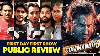 Commando 3 PUBLIC REVIEW | First Day First Show | Vidyut Jammwal, Adah Sharma, Gulshan Devaiah