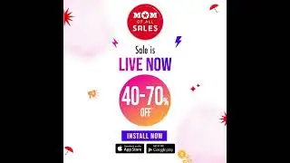 Firstcry MOAS Sale Is Live Now | Upto 40-70% Off | Install Now