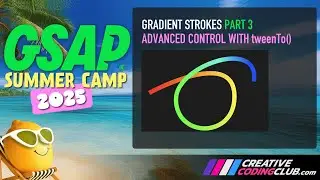 Gradient Color Stroke Part 3: Advanced Animation with tweenTo() #gsap