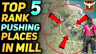 Top 5 Rank Pushing Places In Mill|Rank Pushing Tricks|Secret Places In Mill|Gw Sniper Boy