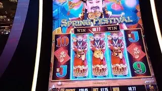 DRAGON LINK SPRING FESTIVAL SLOT PLAY. $50 CASH IN, DOUBLE OR NOTHING. #lonewulfrick