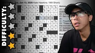 NY Times Crossword | Tuesday, Jan 14th, 2026 | Unathletic Puzzles