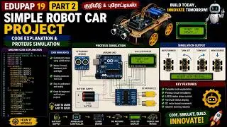 EDUPAP19 &ndash; Part 2 Simple Robot Car Project &ndash; Code Explanation & Proteus Simulation