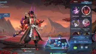 Insane gameplay with Naraka flame : dyrroth 😱 || moba legends 5v5