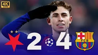 Slavia Praha 2-4 Barcelona | Extended HIGHLIGHTS UEFA Champions League #ucl