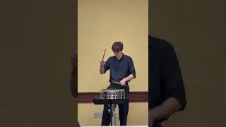 2025 PASIC College Concert Snare Drum 1st Place: Jordan Katz