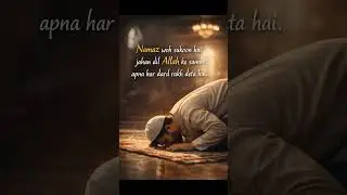 Sajday Mein Banda Rab Ke Sab Se Qareeb Hota Hai 🤍Hashtags:#Sajda #Namaz #Rab #Allah #Hadith #Islamic