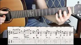 The Most Sentimental Chord Progression in C major I Know | Fingerstyle Guitar Lesson