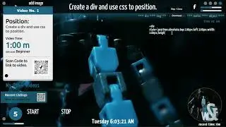 Create a div and use css to position.