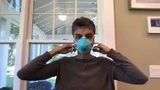 Removing a Face Mask with Head Straps