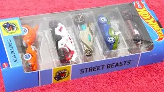 Набор из 5 машинок Street Beasts 2024 года