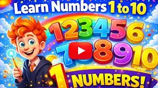 Learn Numbers 1&ndash;10 for Kids 🔢✨