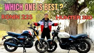 Tvs Ronin 225 Vs Royal Enfield Hunter 350 Which one is best for you ? 🤔