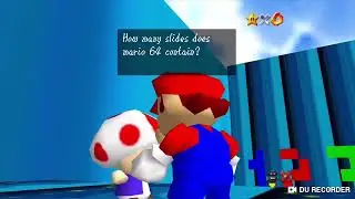 Super Mario 64 - Goes Down Some Slides Gameplay