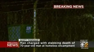 Man Charged In Stabbing Death Near Scott Township Homeless Encampment