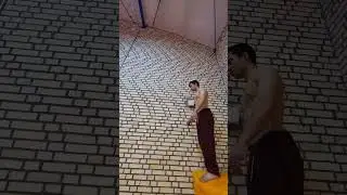 wall walking 🚧.                               #parkour #wallking #shorts #youtubeshorts #freerunning