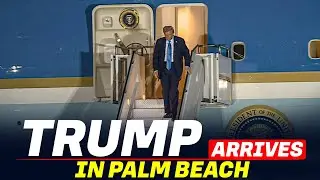 LIVE: President Donald Trump arrives in Palm Beach, Florida | USA |America