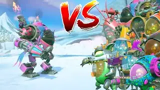 Z-MECH WOLF VS TODOS LOS Z-MECHS | Plants Vs Zombies: Garden Warfare 2