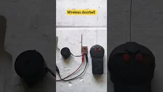 Wireless doorbell using rc transmitter and receiver#shorts