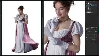 Regency Lady Dress Transformation