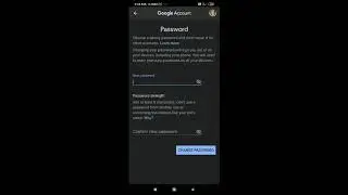 Gmail Account Password Change in Android Phone