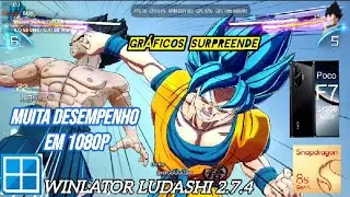 POCO F7 8SGEN4 _ Dragon Ball Sparking Zero em alta definição gráfica 1080p WINLATOR LUDASHI 2.7.4