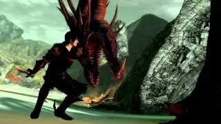 Dragon Age 2: High Dragon (FemHawke) [Sword & Shield Finisher]